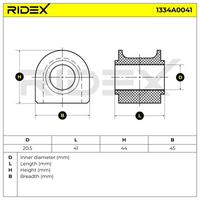 Stabiliser Bar Mounting RIDEX 1334A0041 1334A0041 - photo 6
