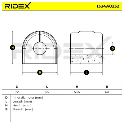 Stabiliser Bar Mounting RIDEX 1334A0232 1334A0232 - photo 6