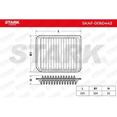 Air Filter Stark SKAF-0060443 SKAF-0060443 - photo 4