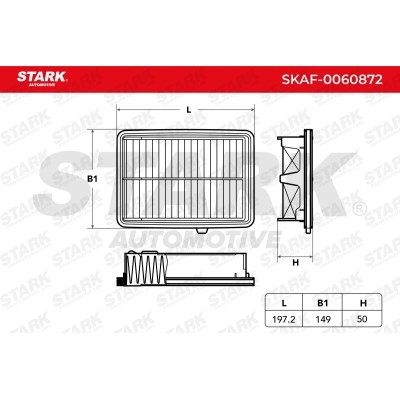Air Filter Stark SKAF-0060872 SKAF-0060872 - photo 2