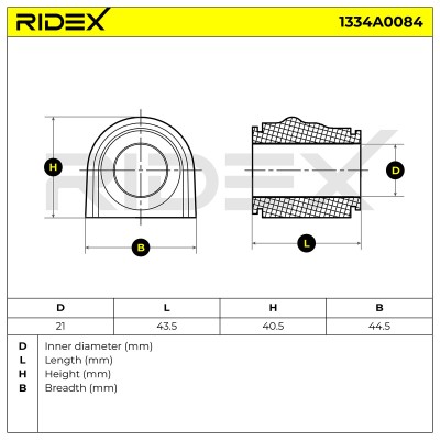 Stabiliser Bar Mounting RIDEX 1334A0084 1334A0084 - photo 6