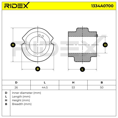 Stabiliser Bar Mounting RIDEX 1334A0700 1334A0700 - photo 6