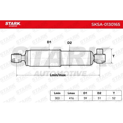 Shock Absorber Stark SKSA-0130165 SKSA-0130165 - photo 3