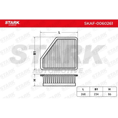 Air Filter Stark SKAF-0060261 SKAF-0060261 - photo 4
