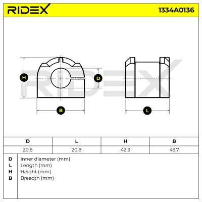 Stabiliser Bar Mounting RIDEX 1334A0136 1334A0136 - photo 5