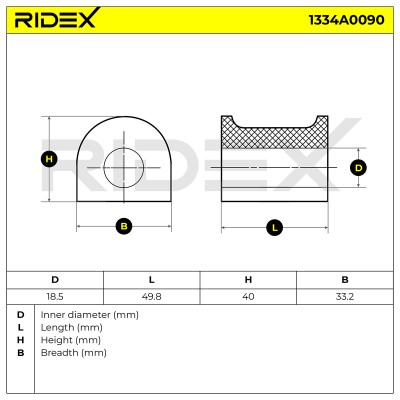 Stabiliser Bar Mounting RIDEX 1334A0090 1334A0090 - photo 5
