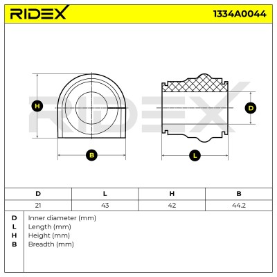 Stabiliser Bar Mounting RIDEX 1334A0044 1334A0044 - photo 6