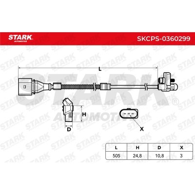 Crankshaft Pulse Sensor Stark SKCPS-0360299 SKCPS-0360299 - photo 6