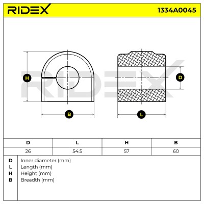 Stabiliser Bar Mounting RIDEX 1334A0045 1334A0045 - photo 6