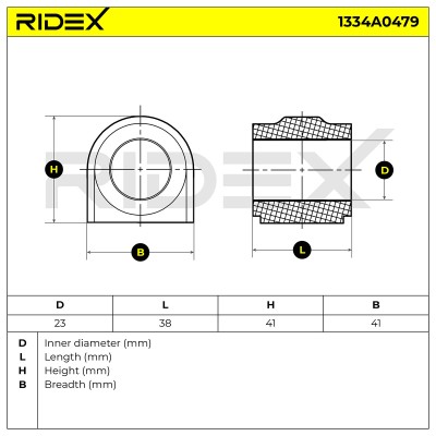 Stabiliser Bar Mounting RIDEX 1334A0479 1334A0479 - photo 5