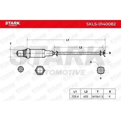 Lambda (Oxygen) Sensor Stark SKLS-0140082 SKLS-0140082 - photo 9