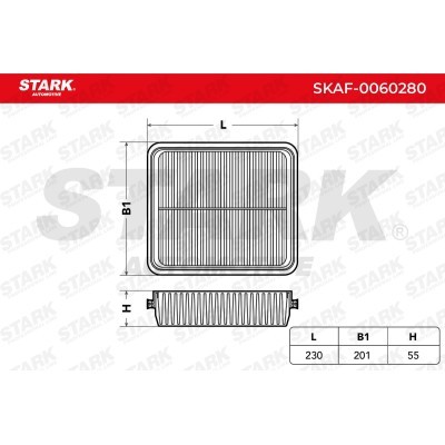 Air Filter Stark SKAF-0060280 SKAF-0060280 - photo 3