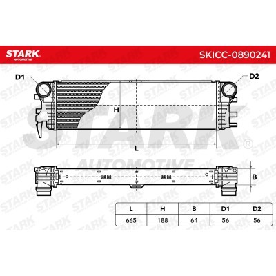 Intercooler, Charger Stark SKICC-0890241 SKICC-0890241 - photo 7