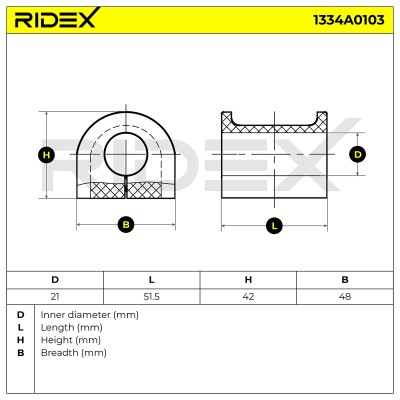 Stabiliser Bar Mounting RIDEX 1334A0103 1334A0103 - photo 6