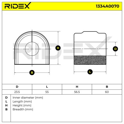 Stabiliser Bar Mounting RIDEX 1334A0070 1334A0070 - photo 5