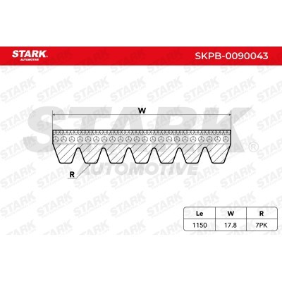 V-Ribbed Belt Stark SKPB-0090043 SKPB-0090043 - photo 2