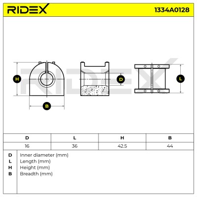 Stabiliser Bar Mounting RIDEX 1334A0128 1334A0128 - photo 6