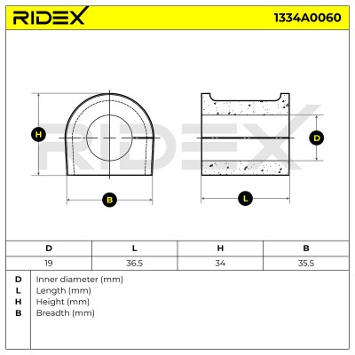 Stabiliser Bar Mounting RIDEX 1334A0060 1334A0060 - photo 6