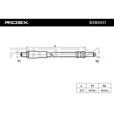 Brake Hose RIDEX 83B0511 83B0511 - photo 4