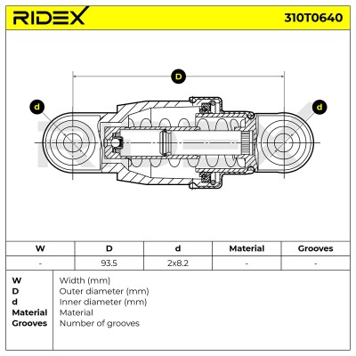 Belt Tensioner V-Ribbed Belt RIDEX 310T0640 310T0640 - photo 5