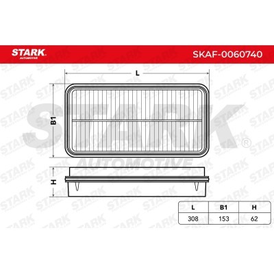 Air Filter Stark SKAF-0060740 SKAF-0060740 - photo 6