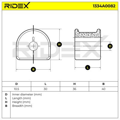 Stabiliser Bar Mounting RIDEX 1334A0082 1334A0082 - photo 7