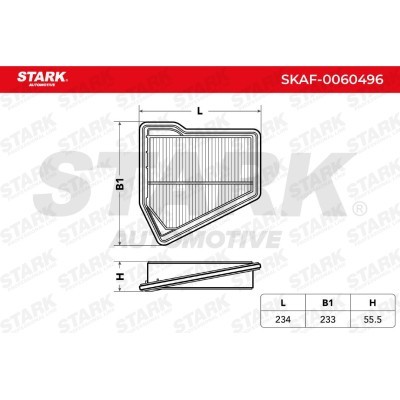 Air Filter Stark SKAF-0060496 SKAF-0060496 - photo 6