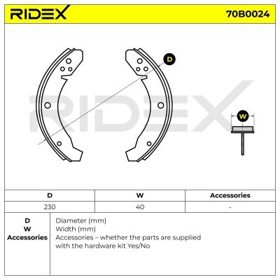 Brake Pads Set RIDEX 70B0024 70B0024 - photo 5