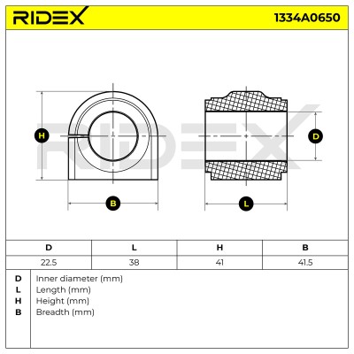 Stabiliser Bar Mounting RIDEX 1334A0650 1334A0650 - photo 6