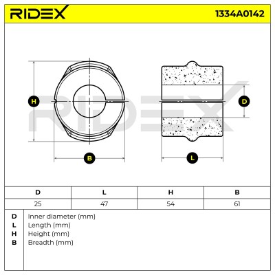 Stabiliser Bar Mounting RIDEX 1334A0142 1334A0142 - photo 9