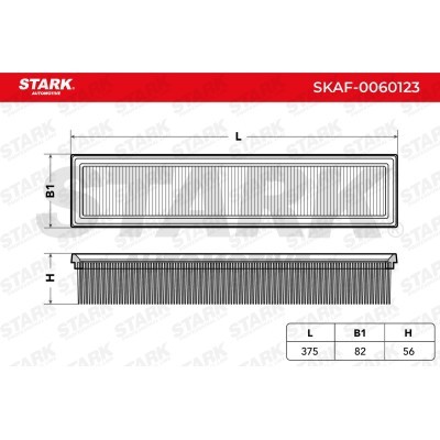 Air Filter Stark SKAF-0060123 SKAF-0060123 - photo 3