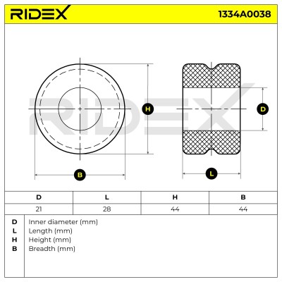 Stabiliser Bar Mounting RIDEX 1334A0038 1334A0038 - photo 5