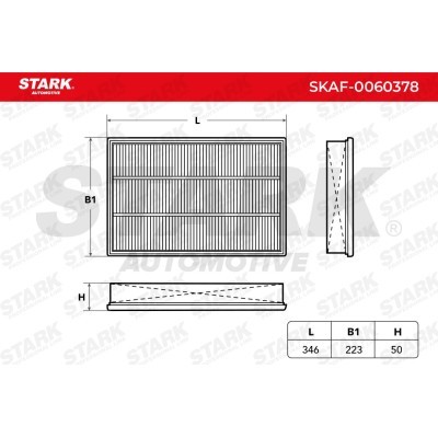 Air Filter Stark SKAF-0060378 SKAF-0060378 - photo 5