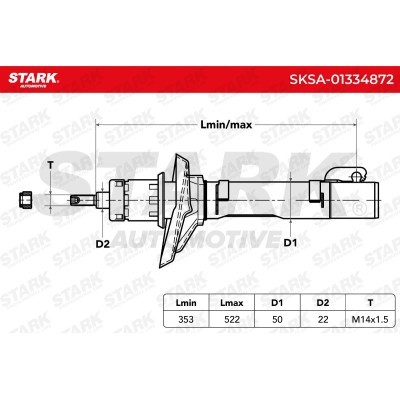 Shock Absorber Stark SKSA-01334872 SKSA-01334872 - photo 6