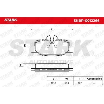 Brake Pads Set Stark SKBP-0012266 SKBP-0012266 - photo 5