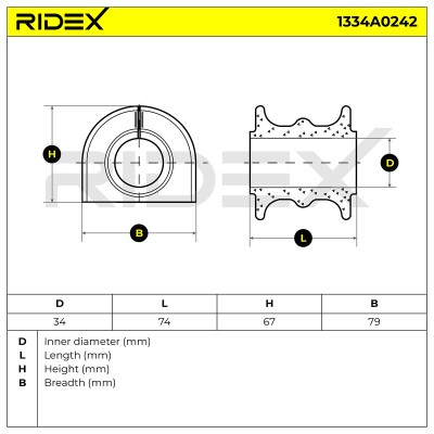 Stabiliser Bar Mounting RIDEX 1334A0242 1334A0242 - photo 4