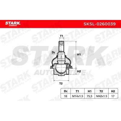 Ball Joint Stark SKSL-0260039 SKSL-0260039 - photo 6