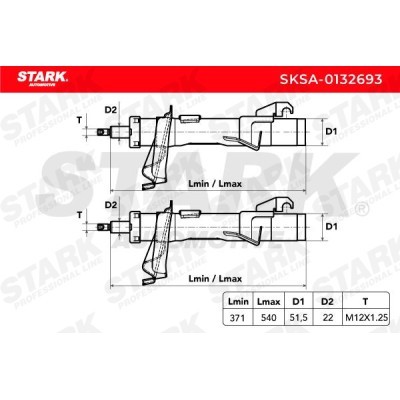 Shock Absorber Stark SKSA-0132693 SKSA-0132693 - photo 4