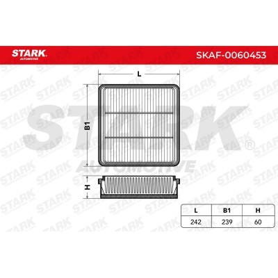 Air Filter Stark SKAF-0060453 SKAF-0060453 - photo 6