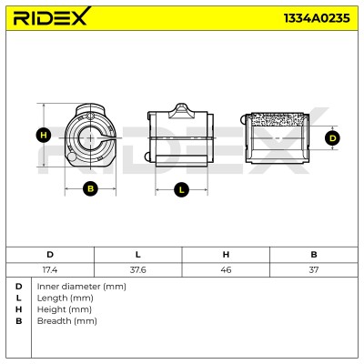 Stabiliser Bar Mounting RIDEX 1334A0235 1334A0235 - photo 4