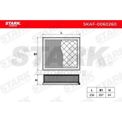 Air Filter Stark SKAF-0060260 SKAF-0060260 - photo 4