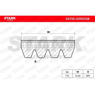 V-Ribbed Belt Stark SKPB-0090108 SKPB-0090108 - photo 2