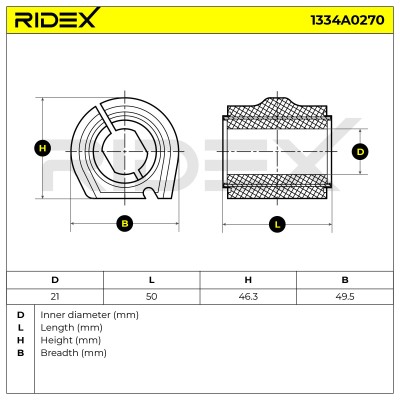 Stabiliser Bar Mounting RIDEX 1334A0270 1334A0270 - photo 6