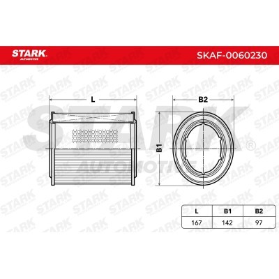 Air Filter Stark SKAF-0060230 SKAF-0060230 - photo 3