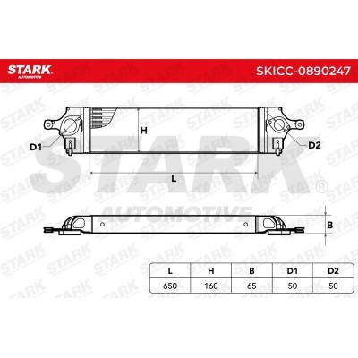 Intercooler, Charger Stark SKICC-0890247 SKICC-0890247 - photo 7