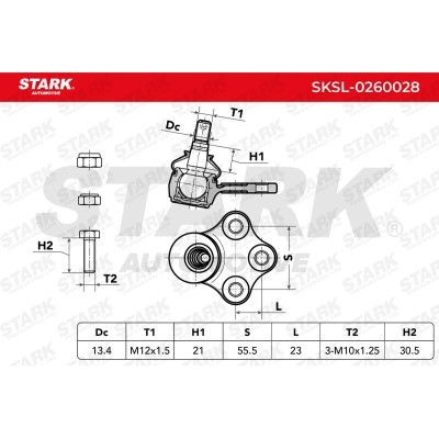 Ball Joint Stark SKSL-0260028 SKSL-0260028 - photo 5