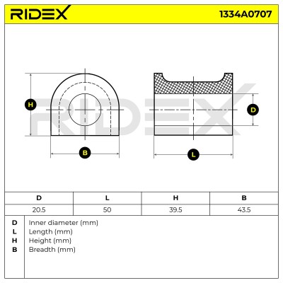 Stabiliser Bar Mounting RIDEX 1334A0707 1334A0707 - photo 4