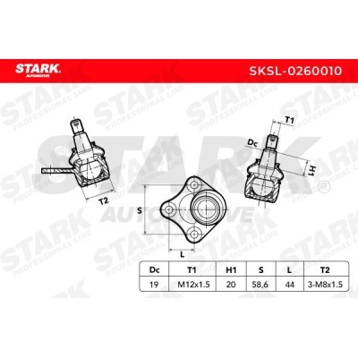 Ball Joint Stark SKSL-0260010 SKSL-0260010 - photo 8