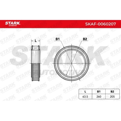 Air Filter Stark SKAF-0060207 SKAF-0060207 - photo 5