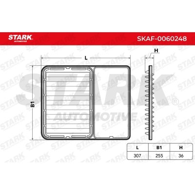 Air Filter Stark SKAF-0060248 SKAF-0060248 - photo 3